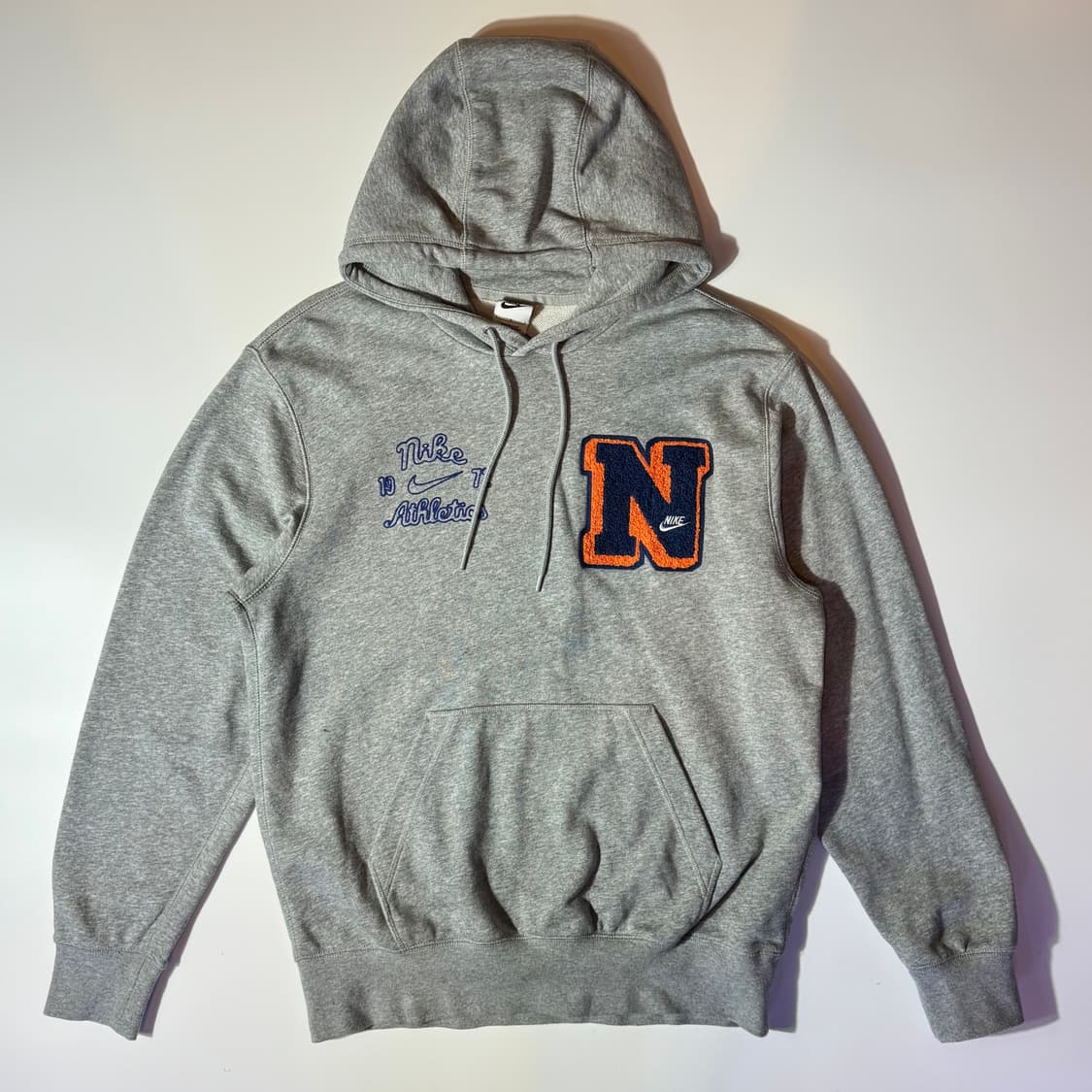 Nike 그레이 레터링 후디 상품이미지1