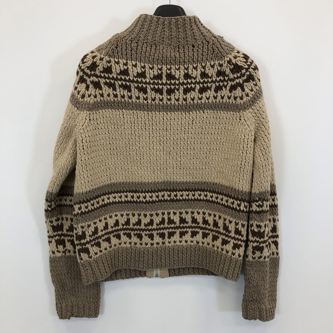 폴로 성조기 코위찬 니트집업 헤비울 M 상품이미지4