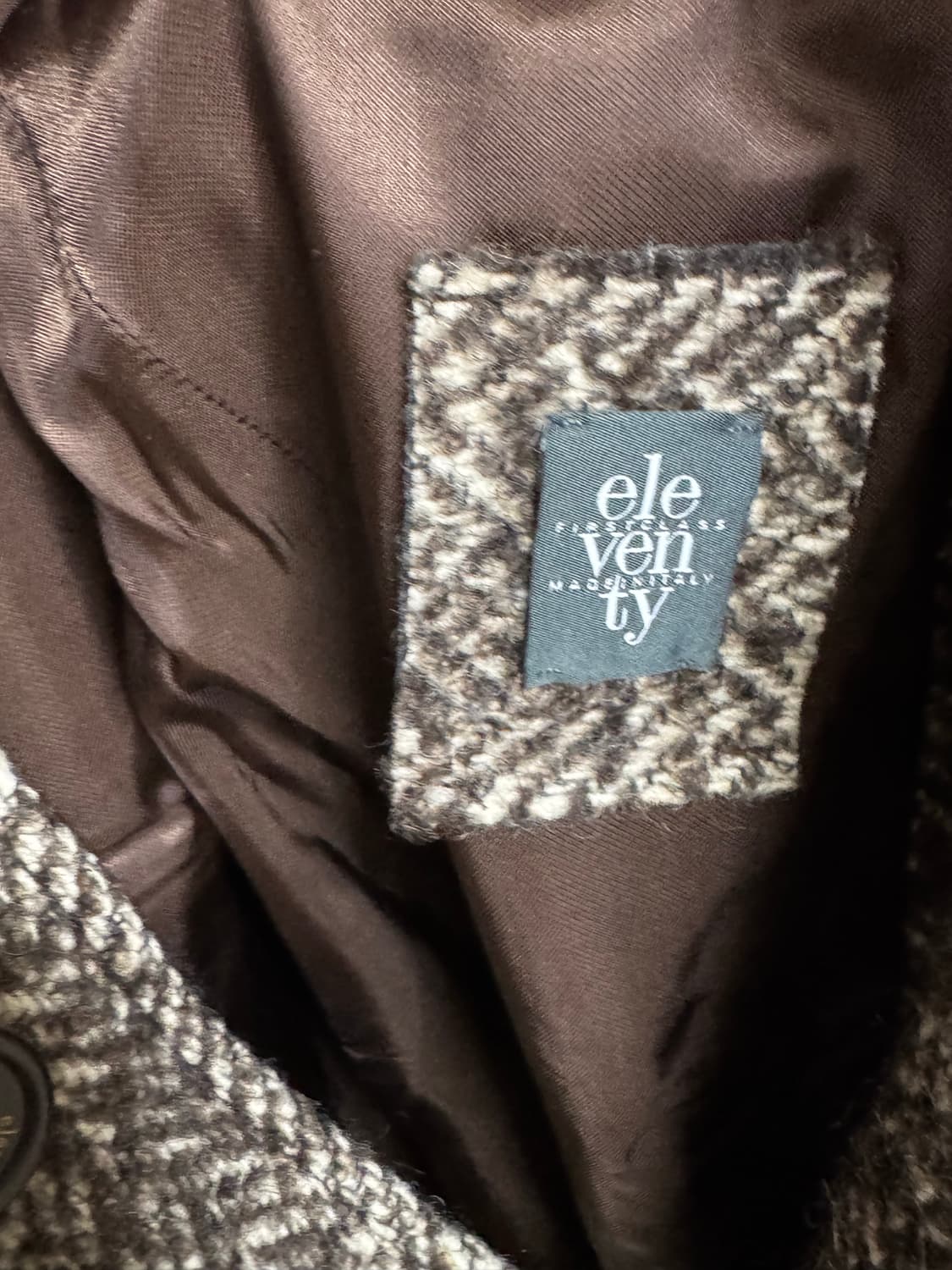 [eleventy]일레븐티 헤링본 남성 코트 상품이미지4