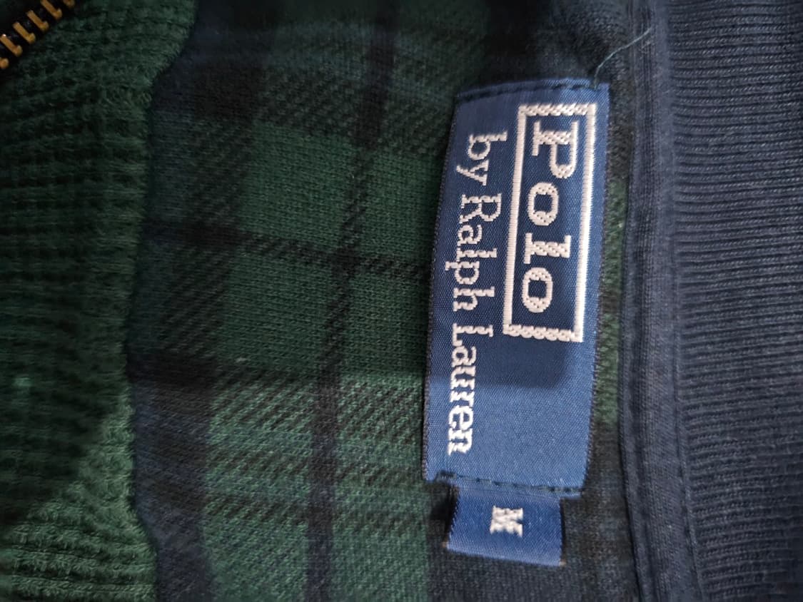 폴로 빅포니 블랙와치 타탄 체크 집업 자켓 95 / M 상품이미지5