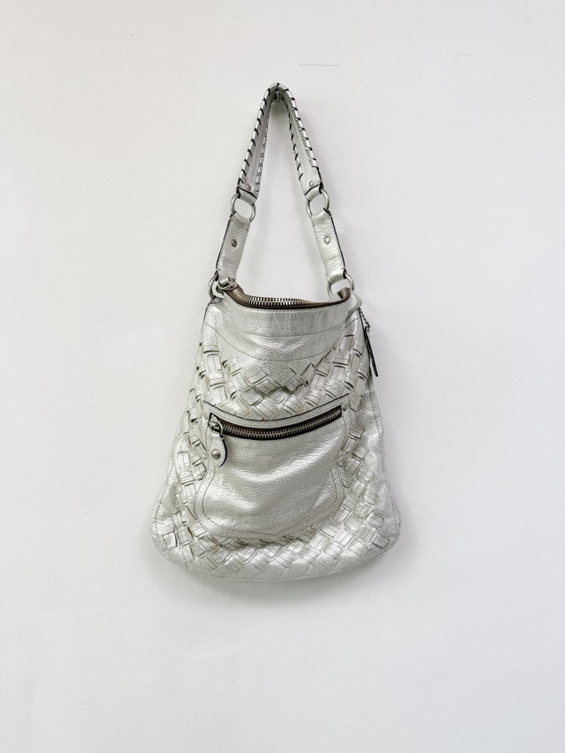 Coach silver shoulder bag 상품이미지5