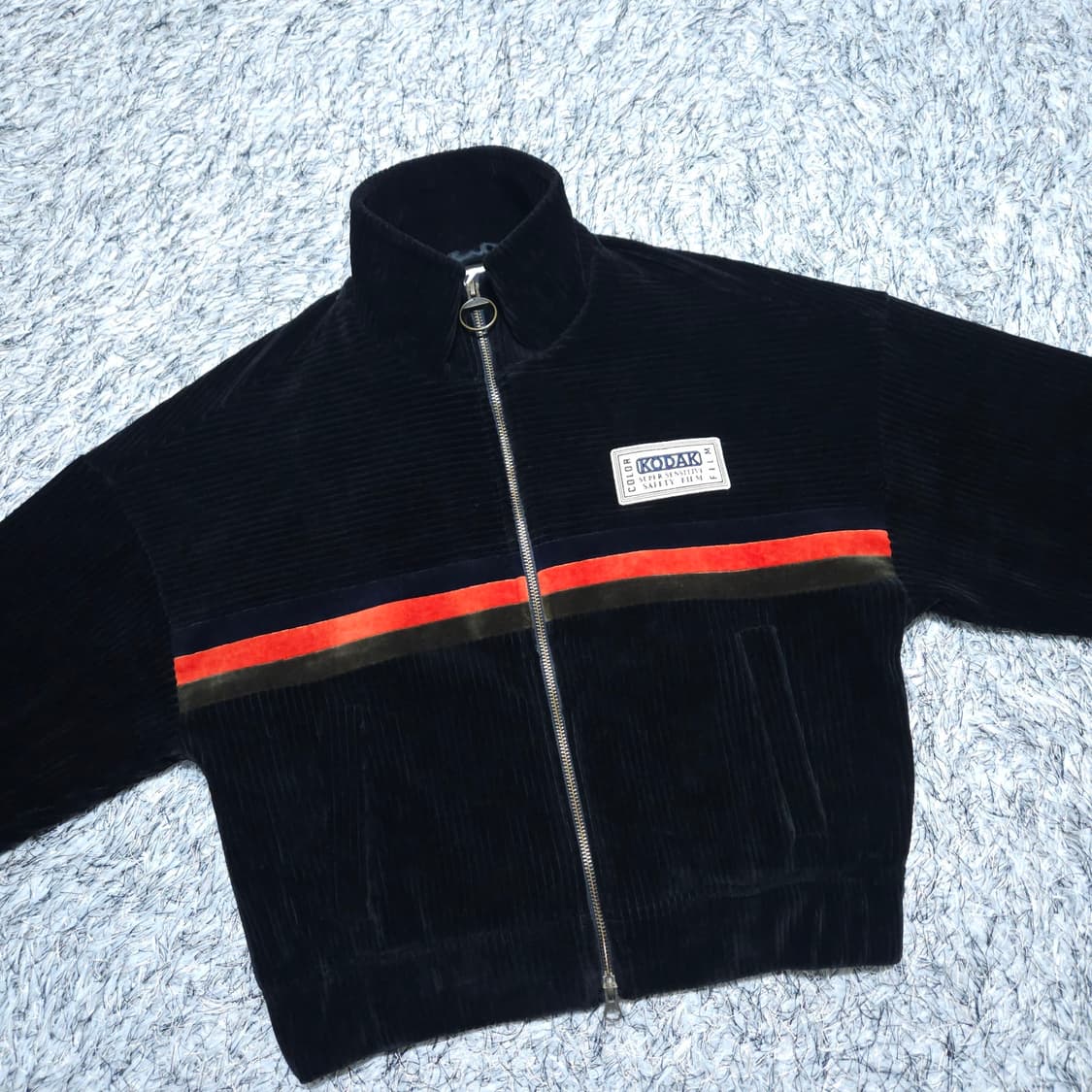 코닥) S 여자 코듀로이 밸벳 집업점퍼 / 왕눈이샵 상품이미지2