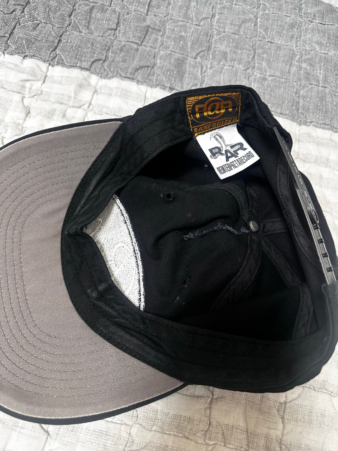 RAR 랄 블랙 볼캡 모자 상품이미지2