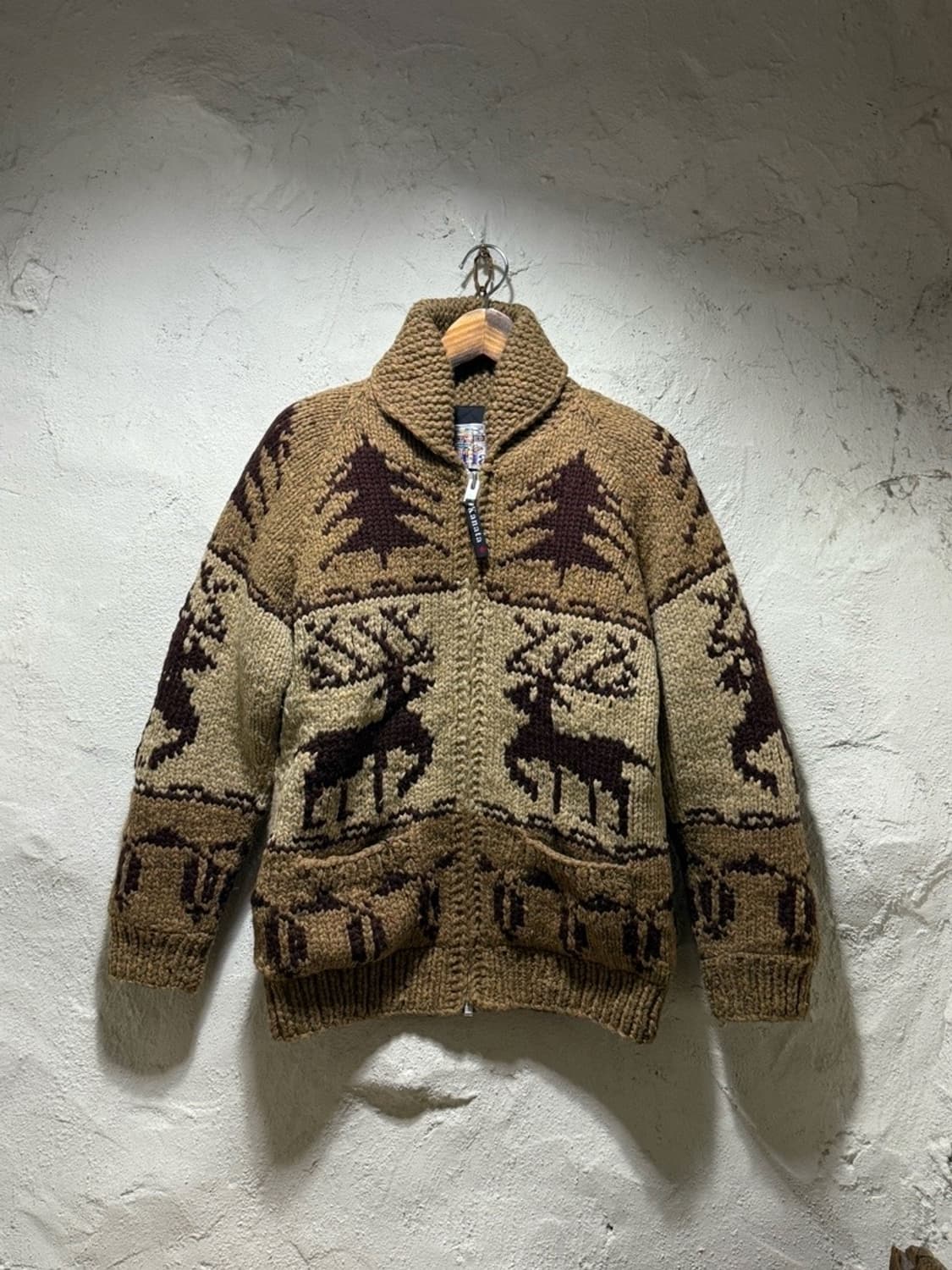 카나타 KANATA 코위찬 울 니트 재킷 상품이미지1