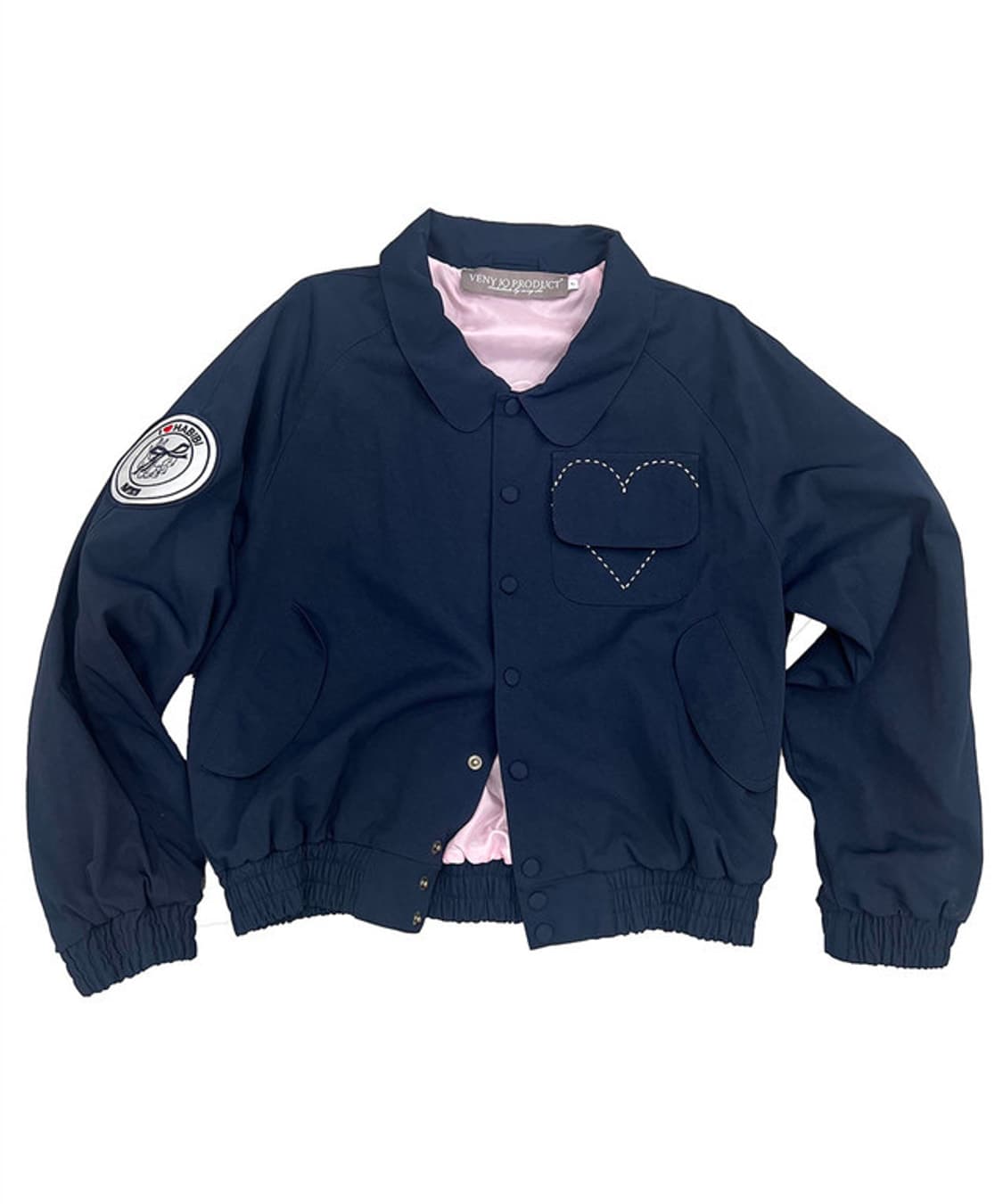 베니조프로덕트 하트 봄버 자켓 네이비 상품이미지1