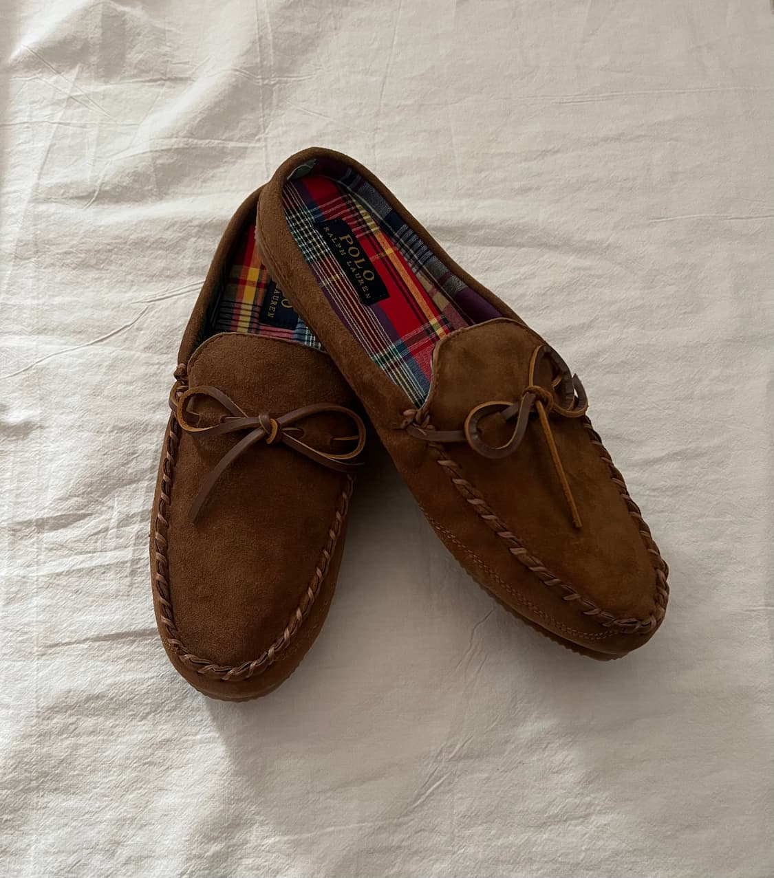 [새상품] 270) 폴로랄프로렌 남성용 맥과이어 뮬 로퍼 네이비/베이지 상품이미지3