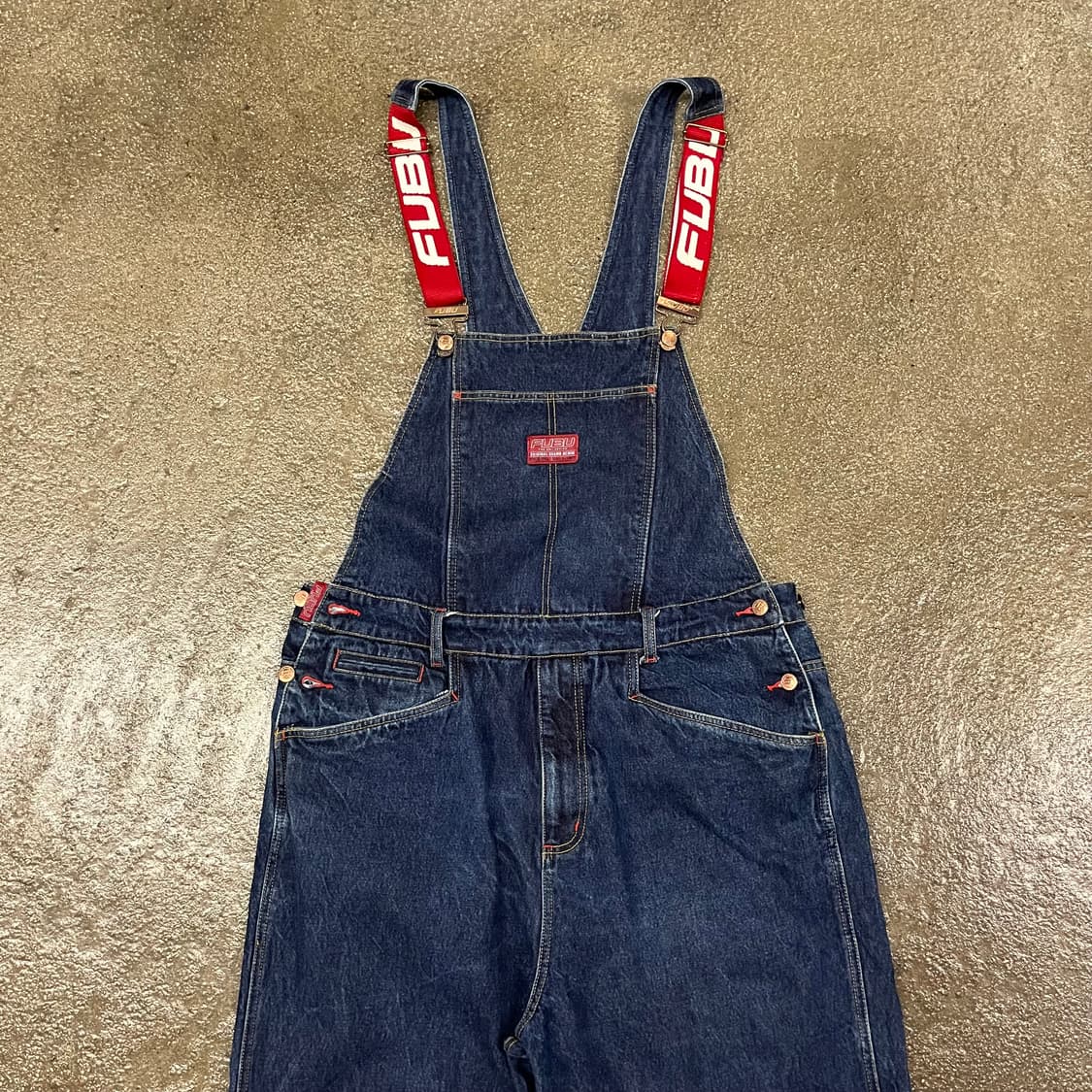 90s Fubu 올드스쿨 데님 오버롤 (L) 상품이미지1