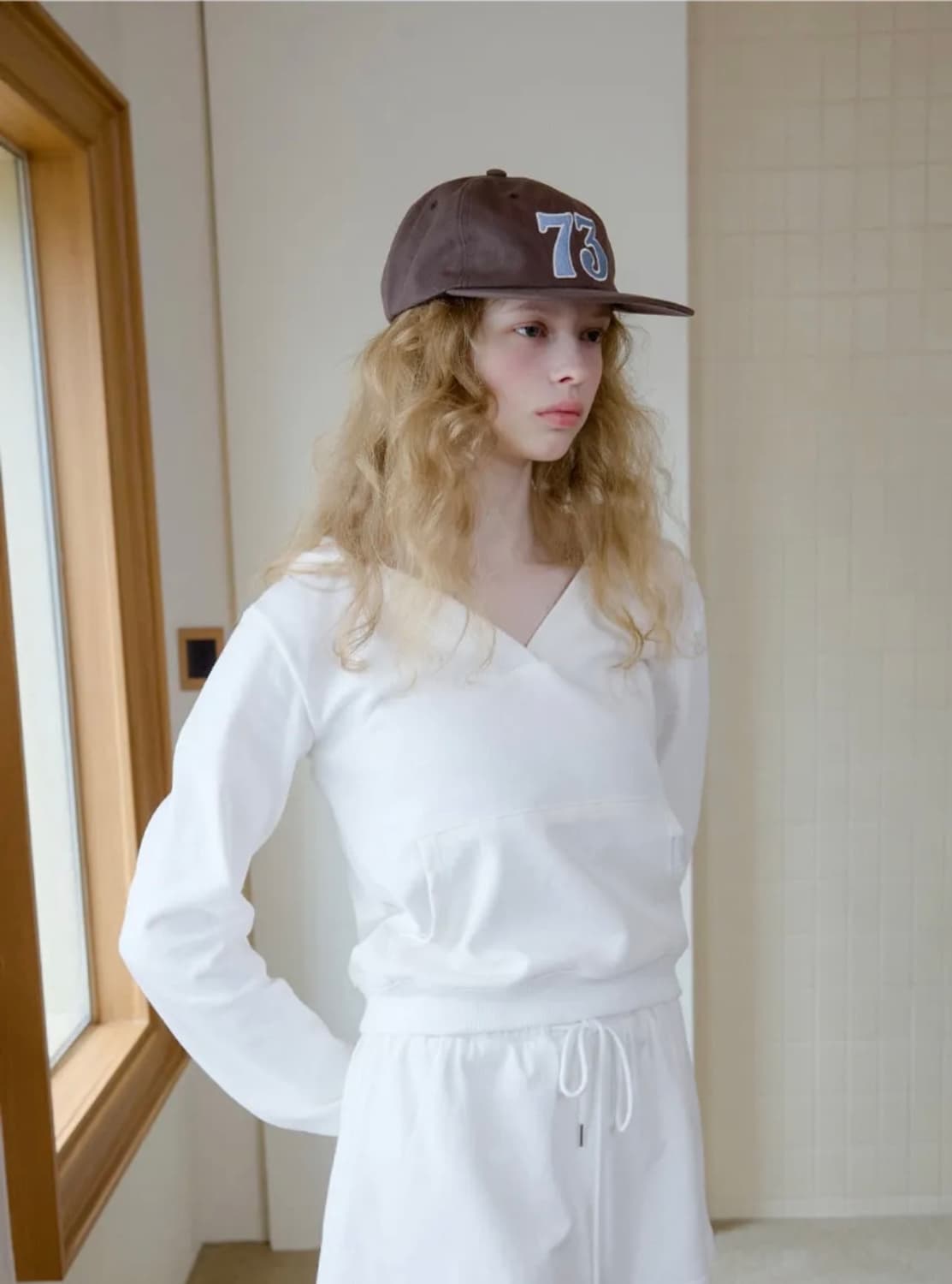 (택있음 바로배송) 레터프롬문 레터즈 73 캠프캡 - 브라운 상품이미지4