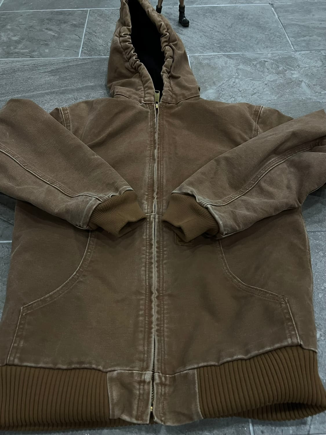 (XL) 칼하트 후드 덕 액티브 보이즈 자켓 YYJ130 BRN 브라운 상품이미지6