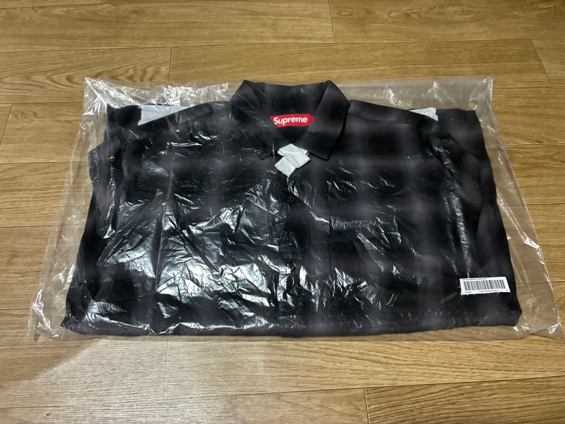 M) 슈프림 레이온 쉐도우 플레이드 셔츠 상품이미지2