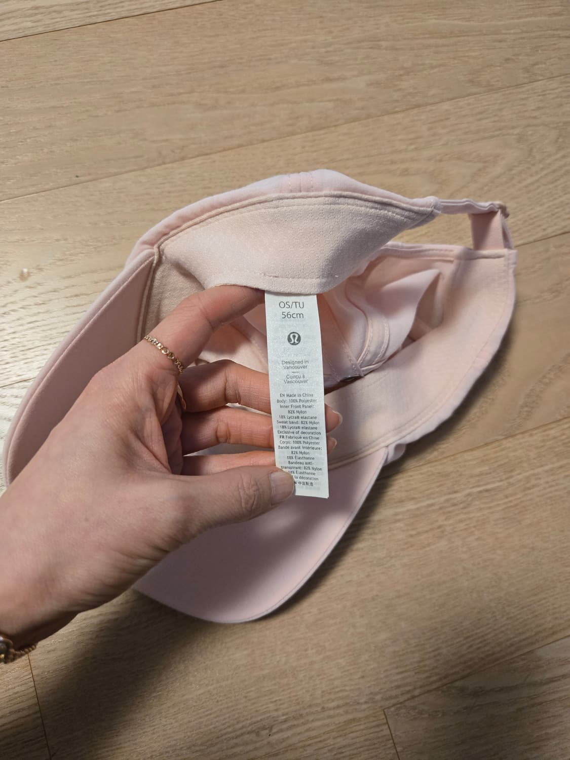 [56] Lululemon 룰루레몬 핑크 볼캡 모자 상품이미지4