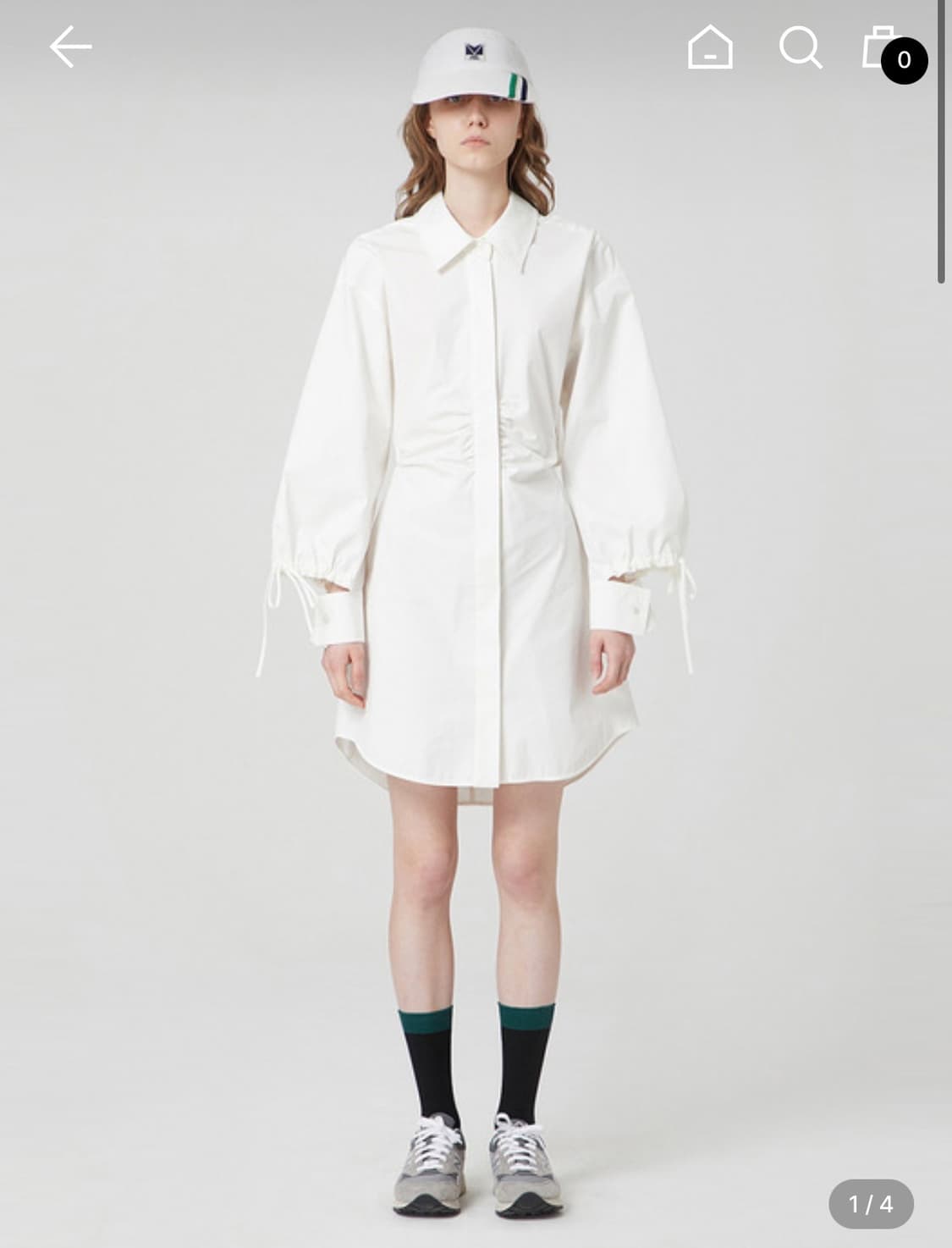 (1회착용)럭키마르쉐 셔츠원피스 상품이미지1