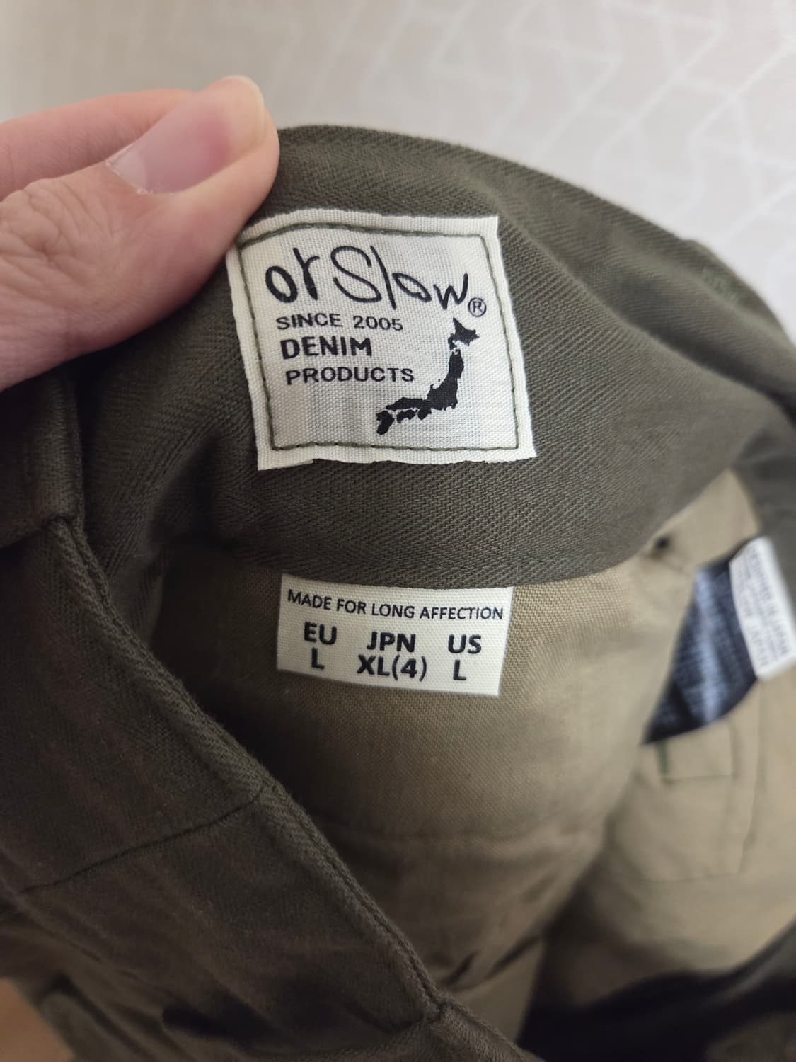오어슬로우 M47 팬츠 4사이즈 상품이미지3