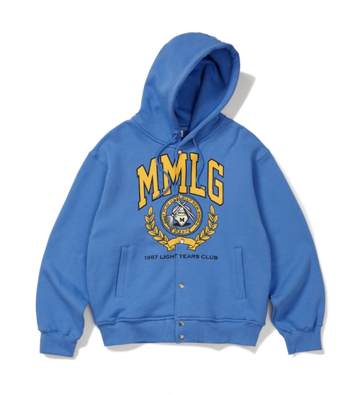 [Mmlg] SNAP HOOD JUMPER (PARA BLUE) 상품이미지1