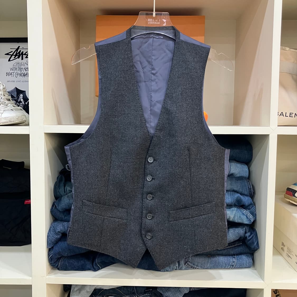 YSL 입생로랑 그레이 정장 베스트 조끼 상품이미지1
