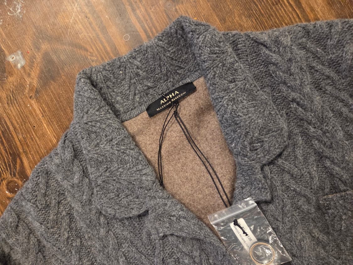 마시모 레베키 케이블 카디건 상품이미지4