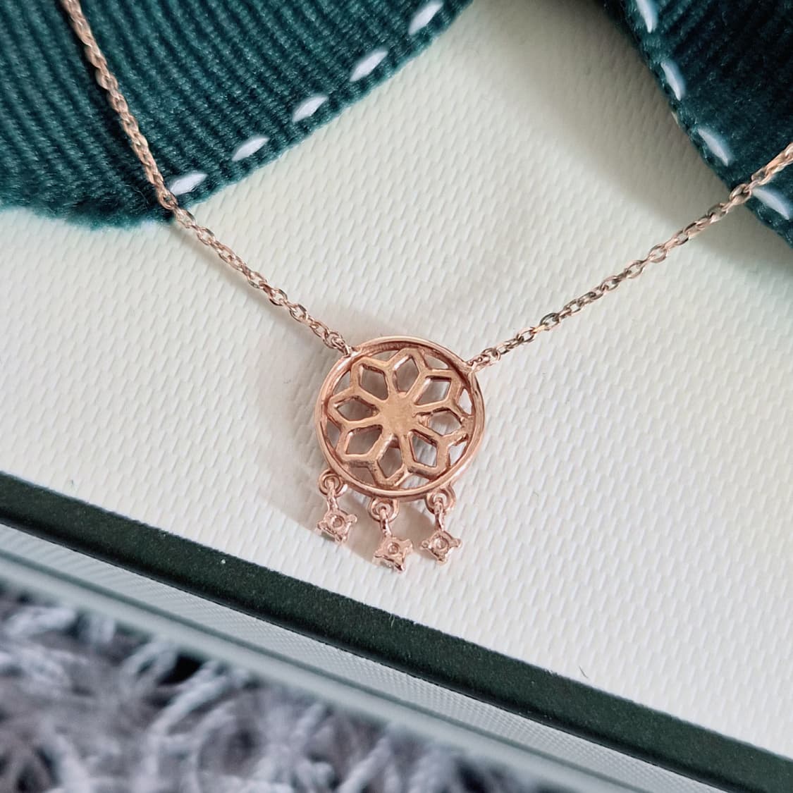 로이드 헤리티지 드림캐쳐 목걸이 14k 골드 상품이미지2