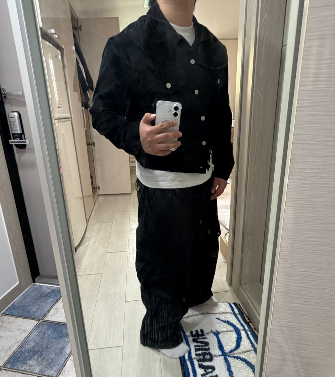 단스튜디오 코듀로이 자켓 블랙 상품이미지3