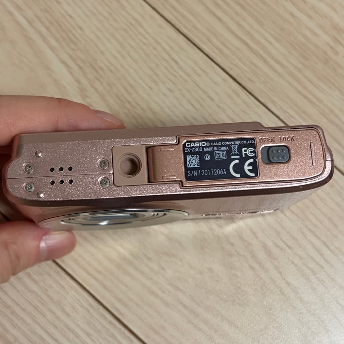 카시오 엑슬림 ez-z300 핑크 sd카드 배터리 충전기 포함 상품이미지3
