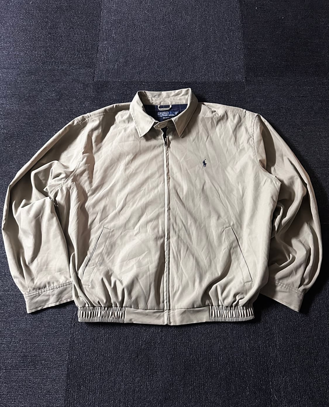 폴로 랄프로렌 베이지 해링턴 스윙탑 자켓 상품이미지2