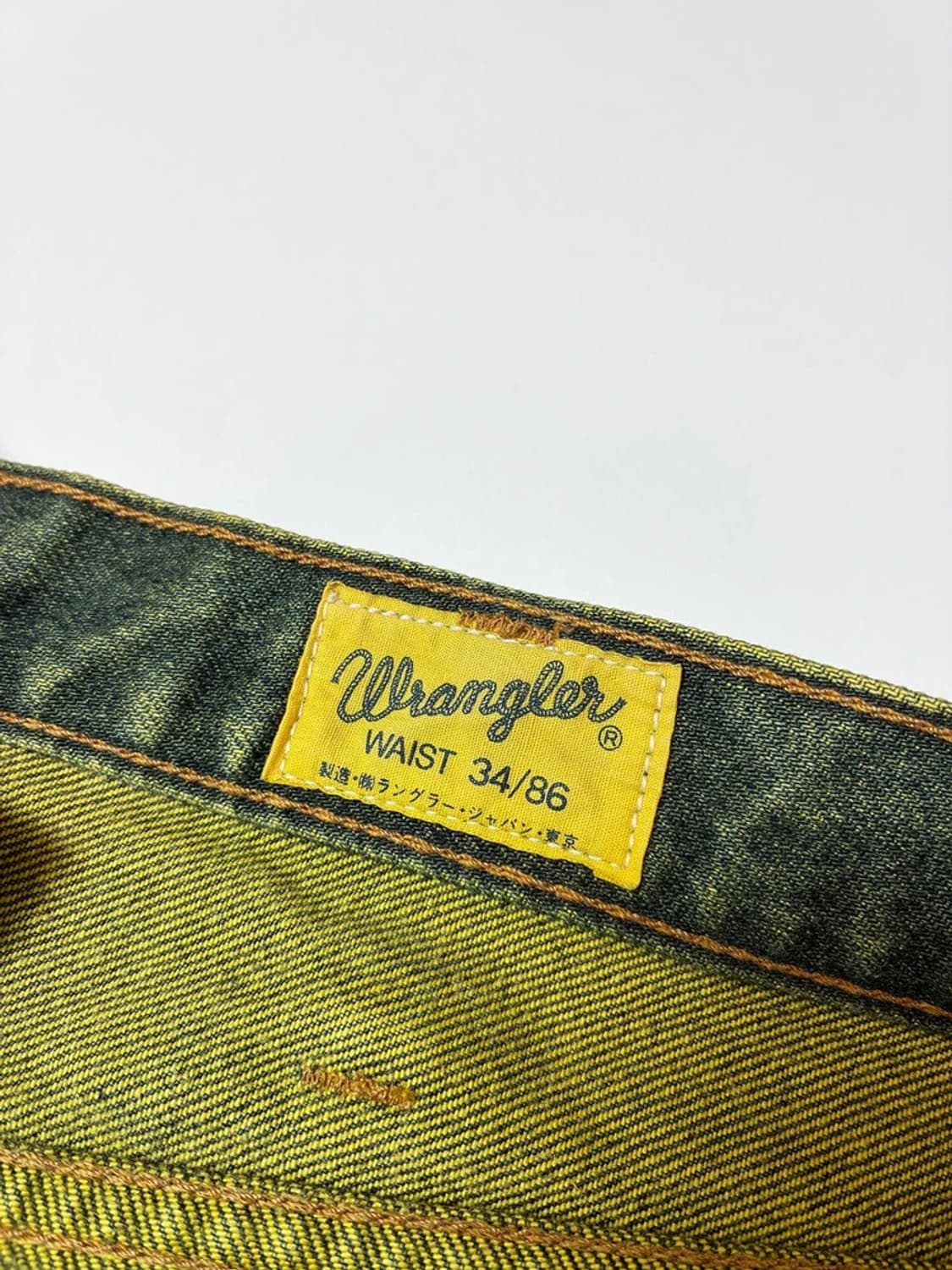 랭글러 00's 딥그린 워싱 데님 팬츠 PN8234 상품이미지6