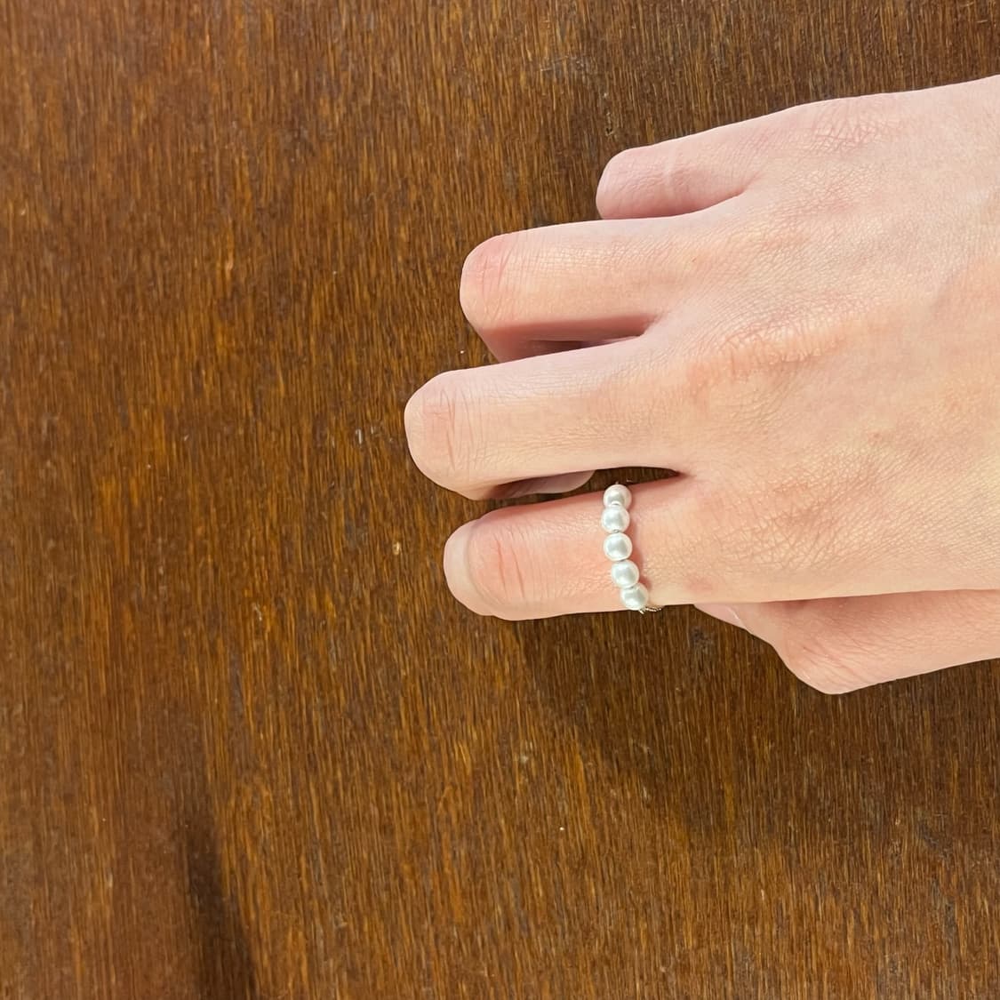 새상품 여성 신주 오진주 반지 실반지 상품이미지5