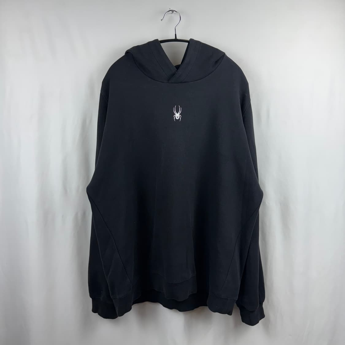 (XL) 스파이더 백로고 후드 티 블랙 상품이미지2