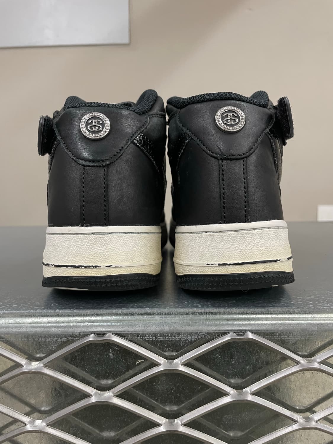 나이키 x 스투시 에어포스 1 미드 SP 블랙 280 (gr-4150) 상품이미지3