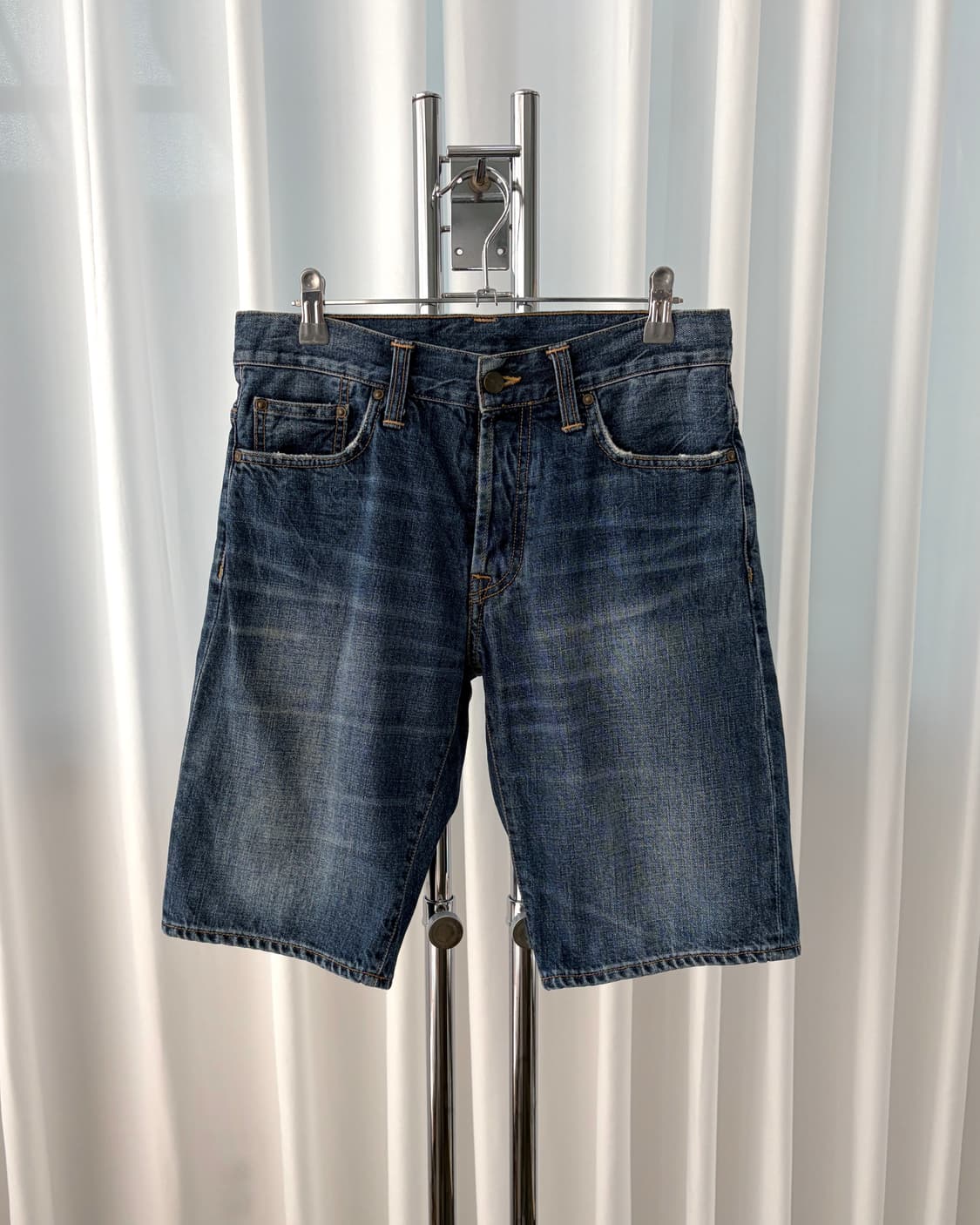 [29인치]칼하트 WIP 클론다이크 숏2 데님 팬츠 상품이미지1