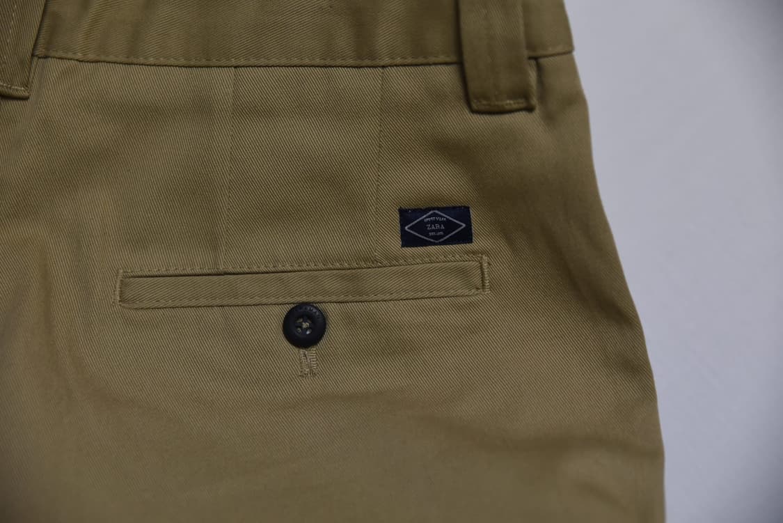 ZARA 맨 카키 면바지 40 새상품 (새상품) 상품이미지6