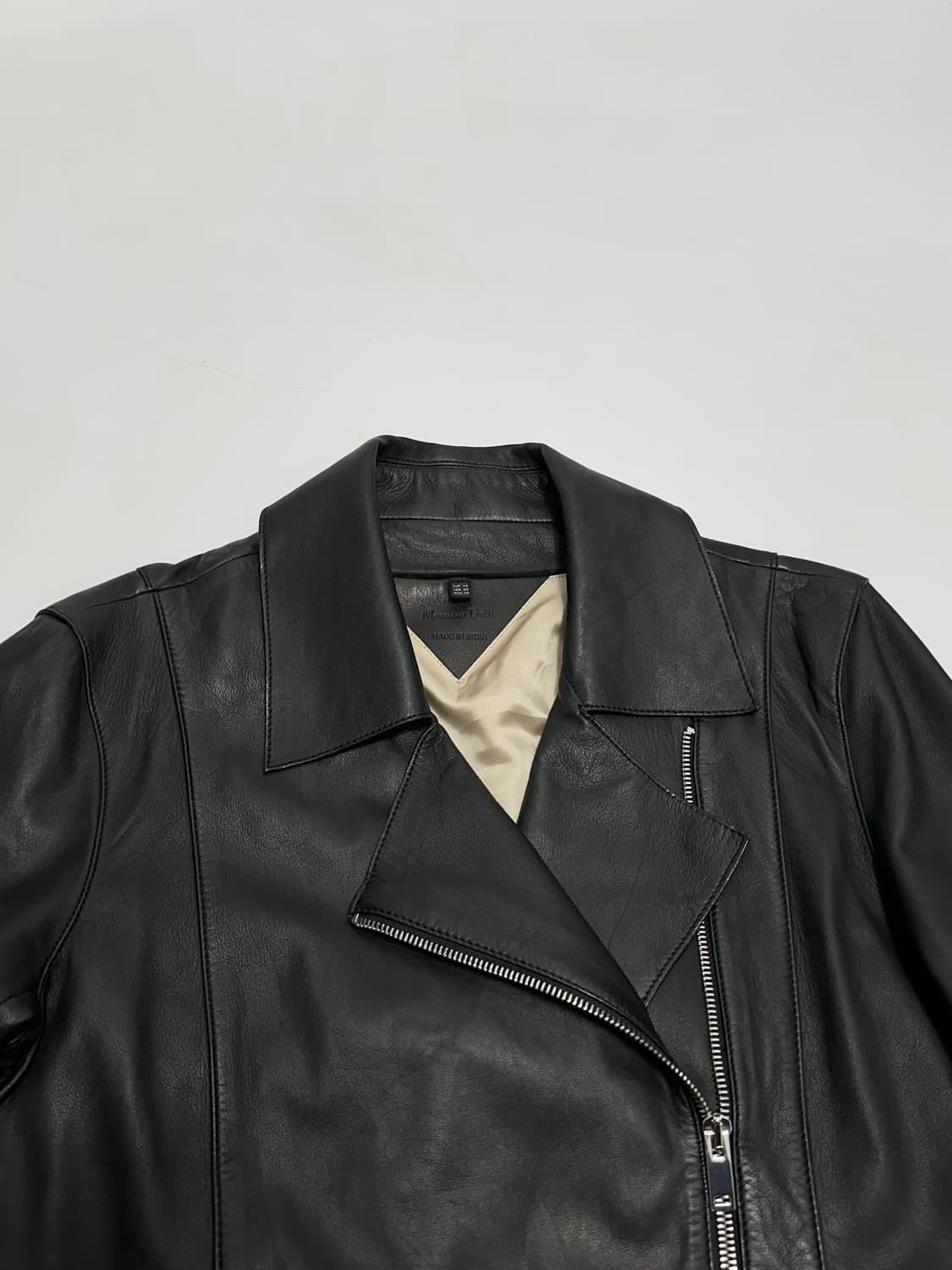 마시모 두띠 massimo dutti 양가죽 레더 라이더 자켓 상품이미지4