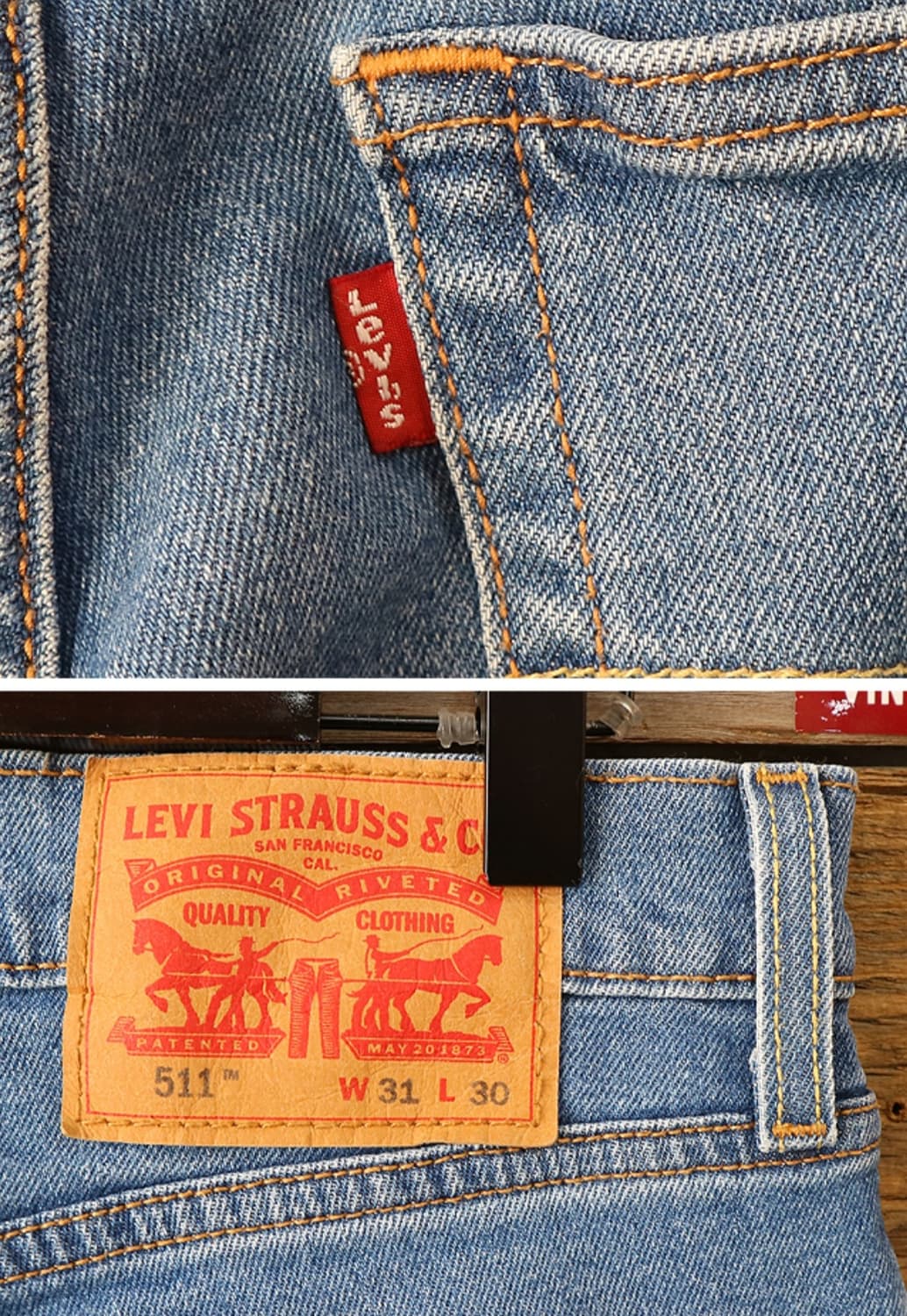 LEVIS 리바이스 511 슬림핏 데님 30사이즈  상품이미지7