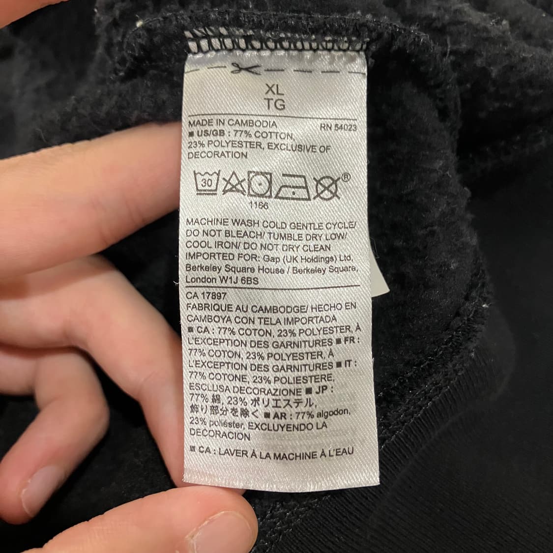 69 갭 후드집업 상품이미지3