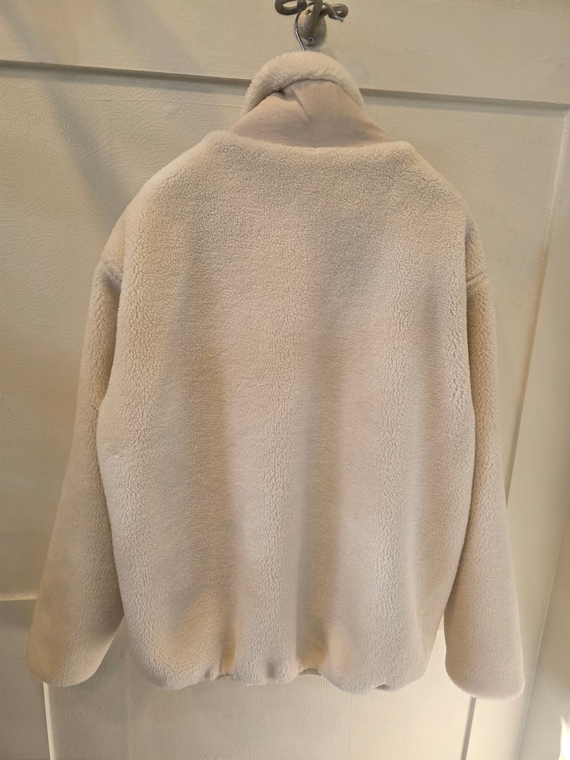 라퍼지스토어 아이보리 뽀글이 플리스 자켓 상품이미지4