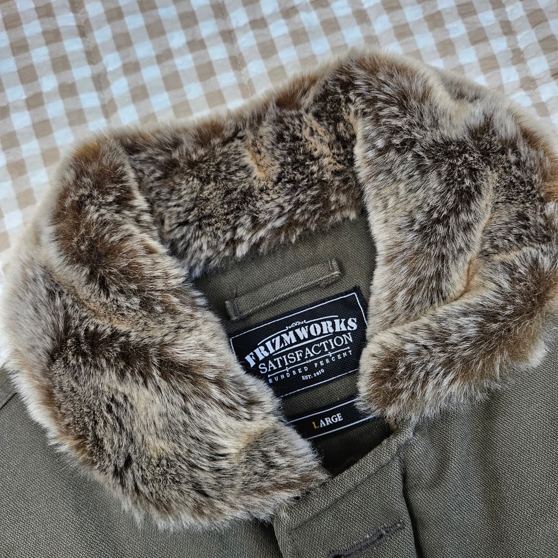 프리즘웍스 N-1 면점퍼 남자100 상품이미지3