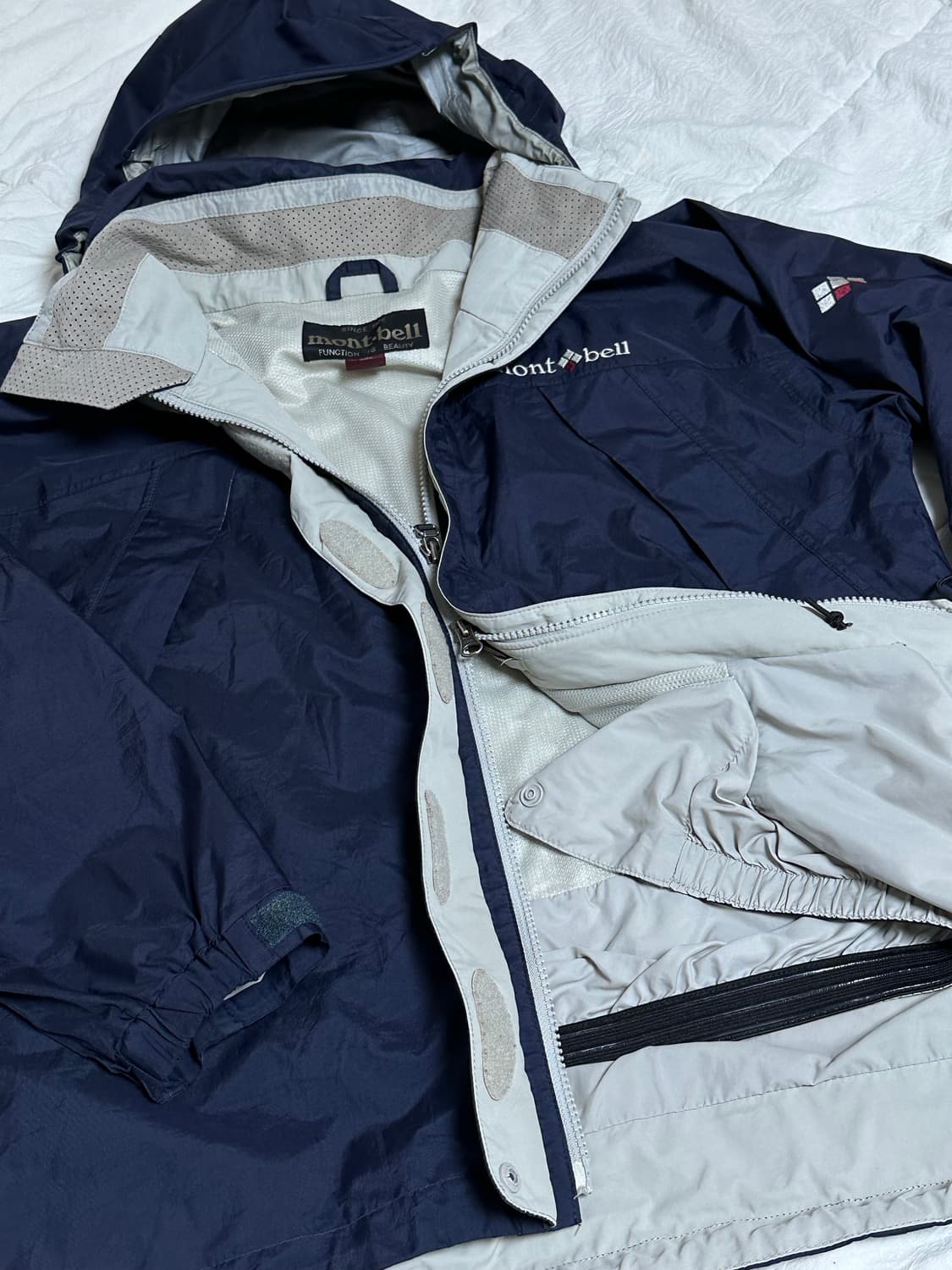 00s 올드 몽벨 고어텍스 바람막이 미디움 상품이미지5