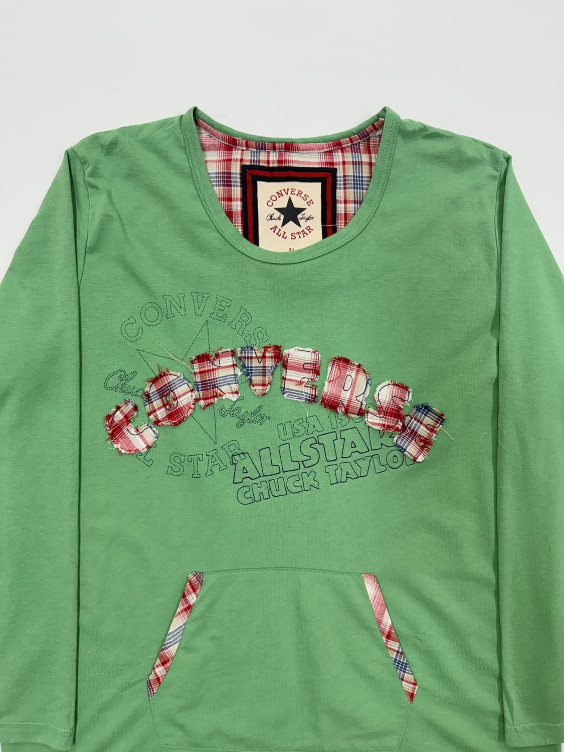 컨버스 올스타 패치워크 롱슬리브 상품이미지3