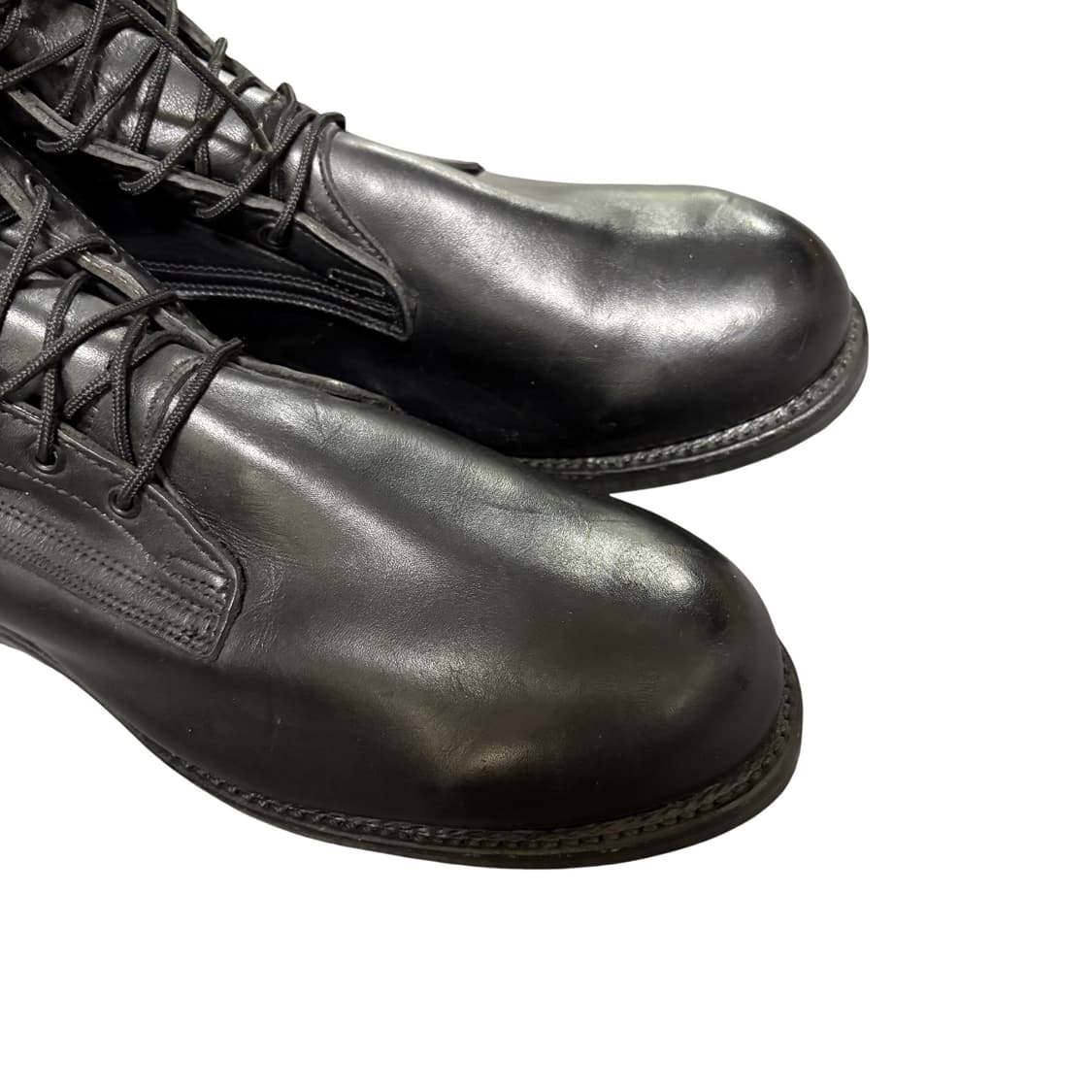 70-80s 굿이어웰트 밀리터리 컴뱃 부츠 11D 280-290 하이탑 상품이미지4