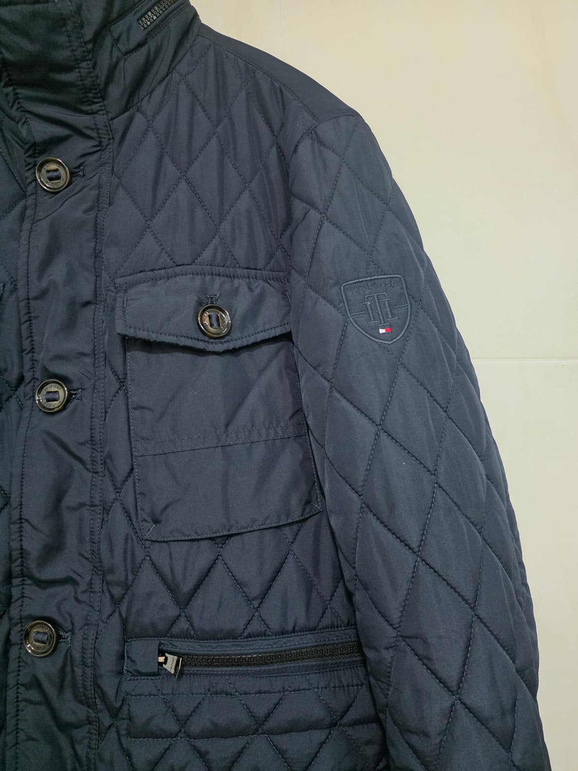 타미힐피거 남성 퀼팅 자켓 네이비 (95) 상품이미지3