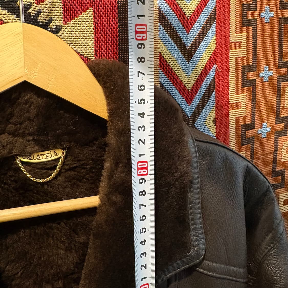 빈티지 양가죽 롱코트 무스탕 레더자켓 상품이미지9