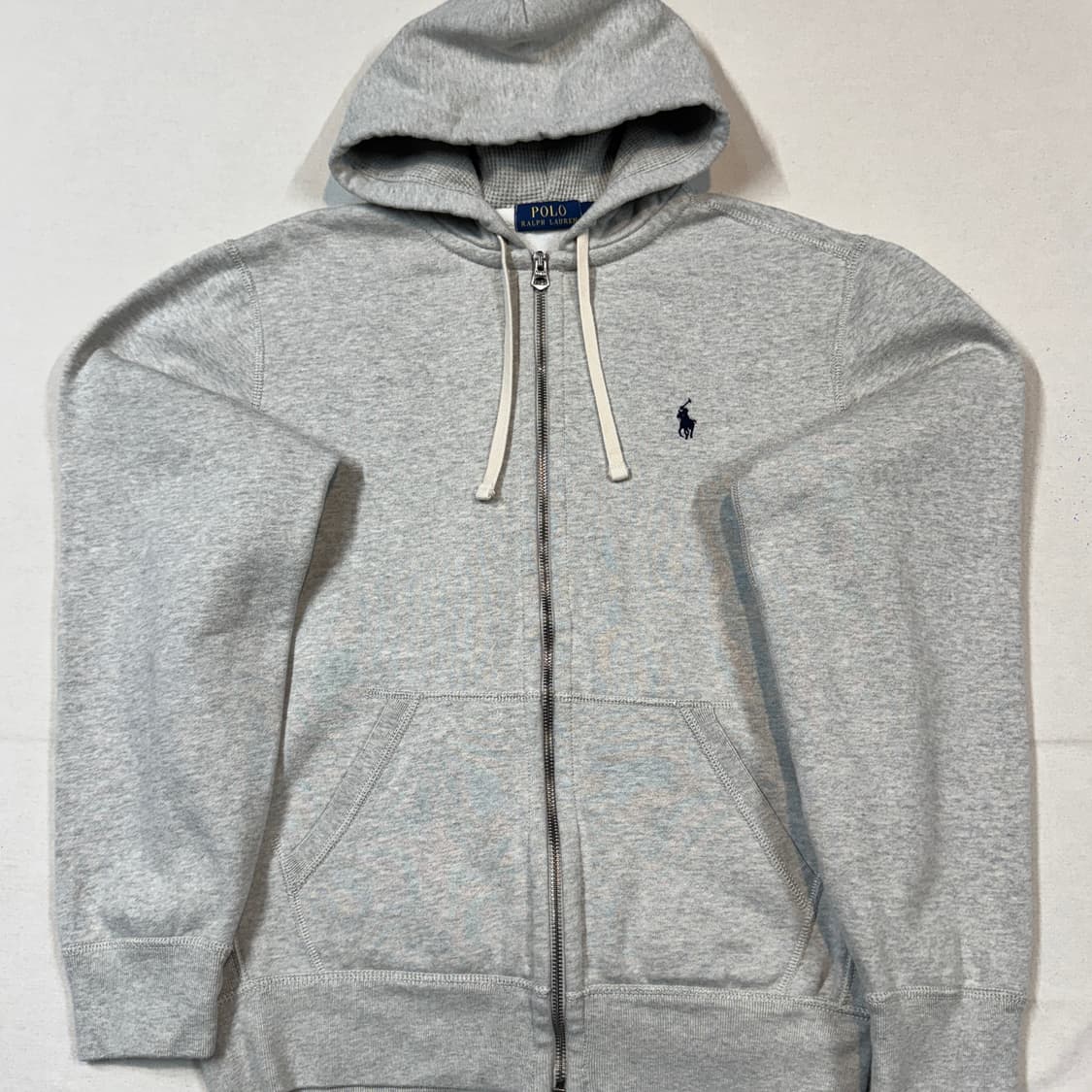 M) 폴로 랄프로렌 써멀 후드집업 그레이 상품이미지2