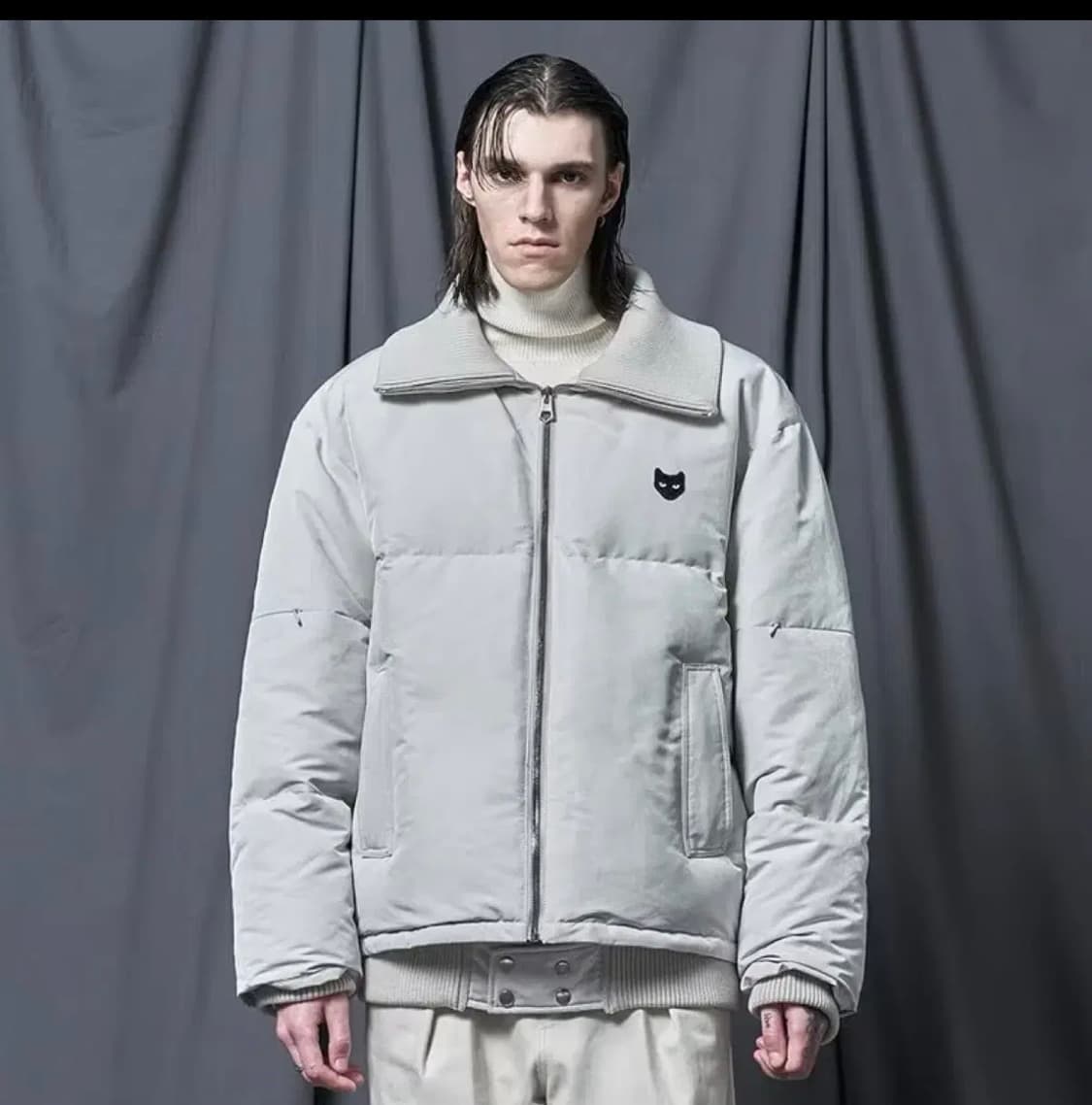 송지로지제로 패딩 크림색 L 상품이미지1