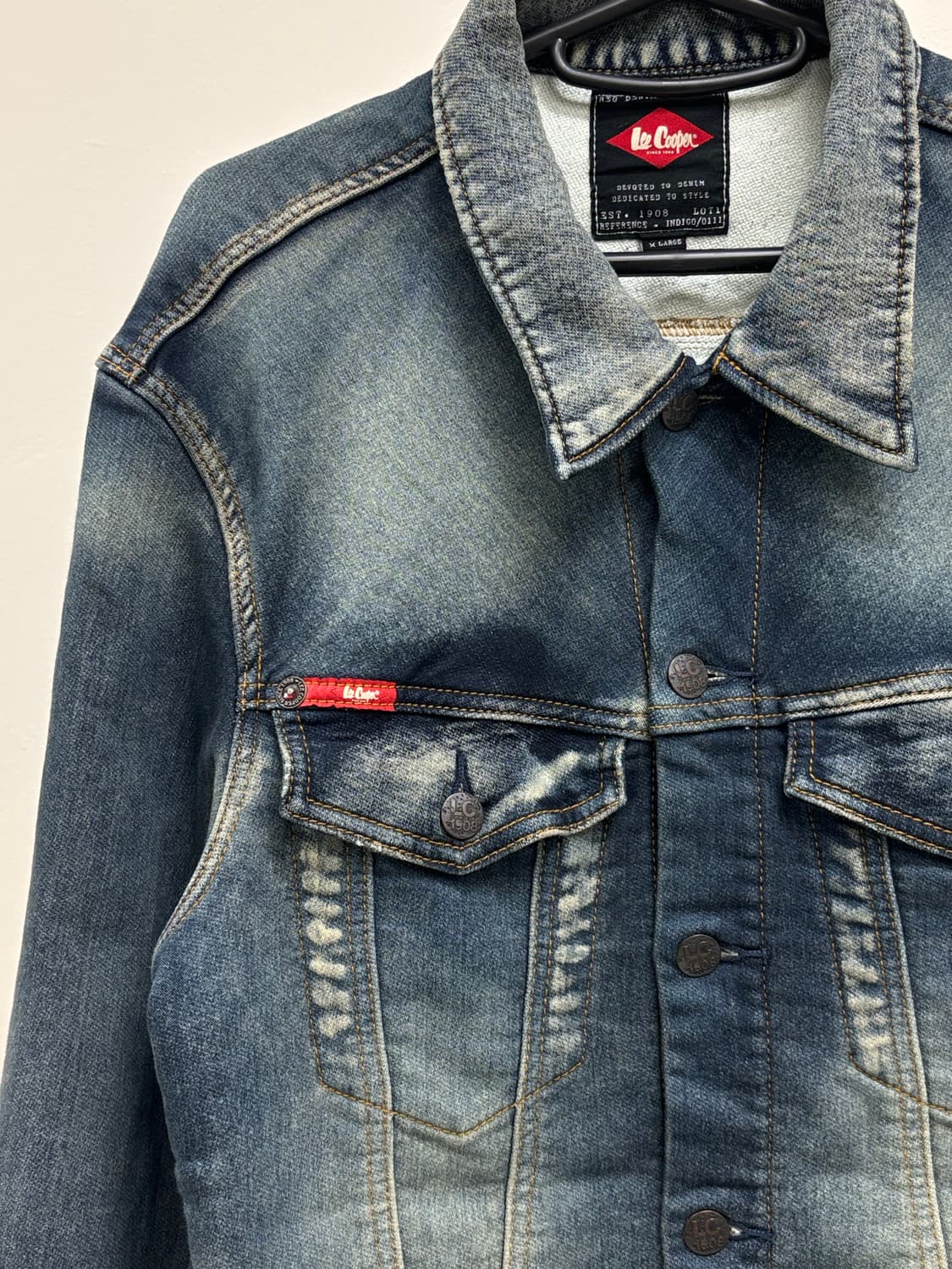 빈티지 데님 청자켓 상품이미지5