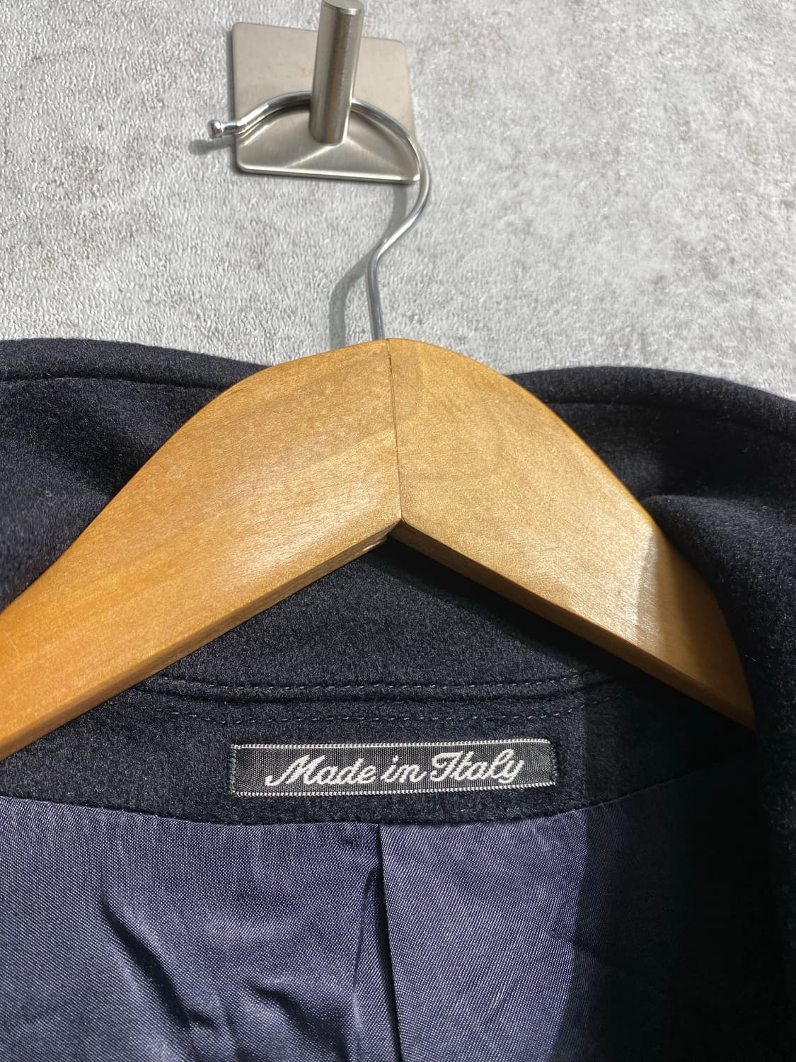 [50] 90s 조르지오 아르마니 이태리 메이드 퓨어 캐시미어 코트 상품이미지6
