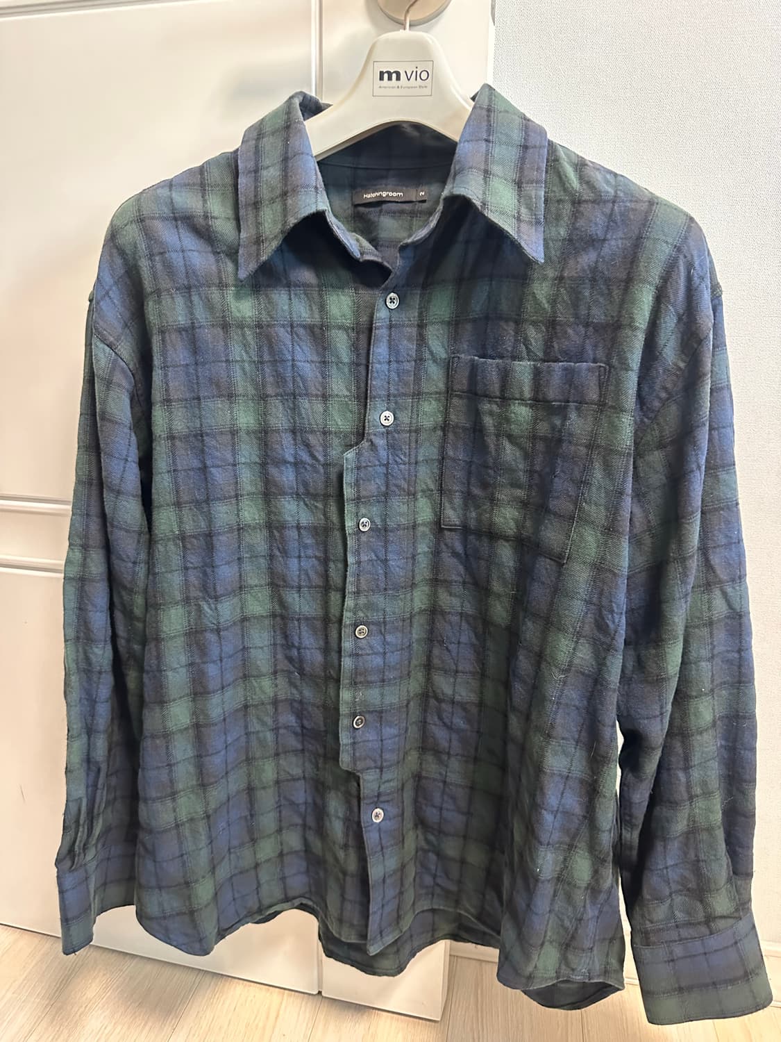 해칭룸 아카이브 체크 셔츠 상품이미지1