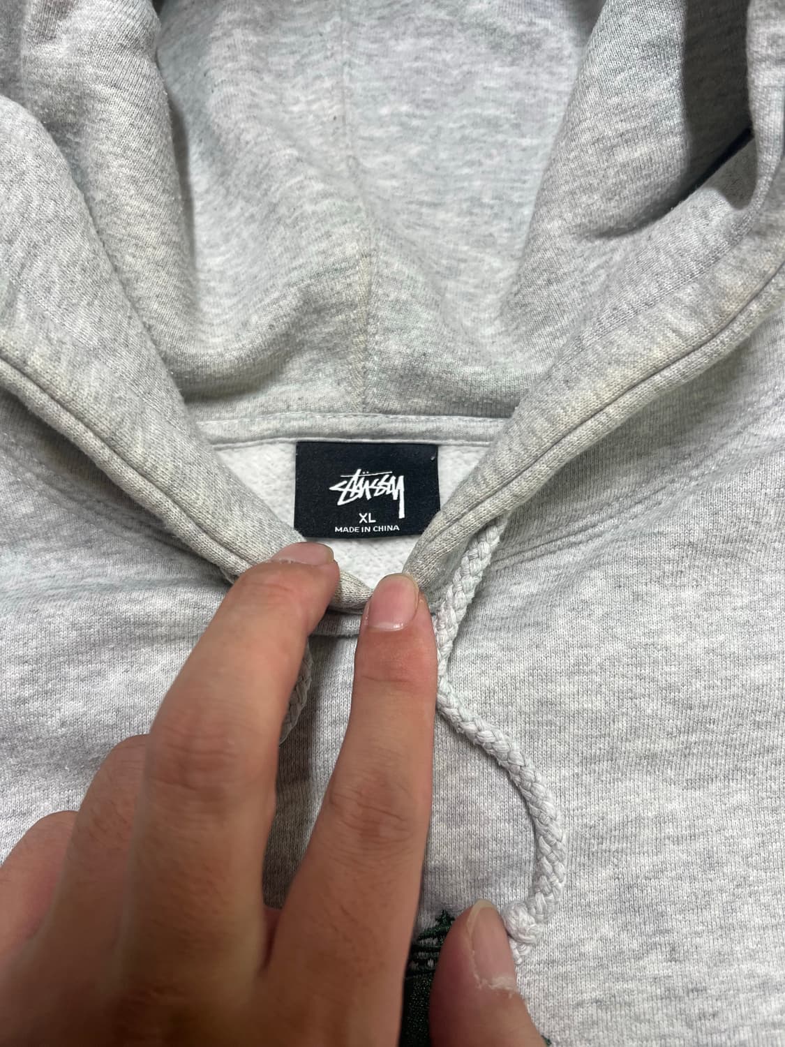 스투시 모던 라이온 후드티 그레이 상품이미지3