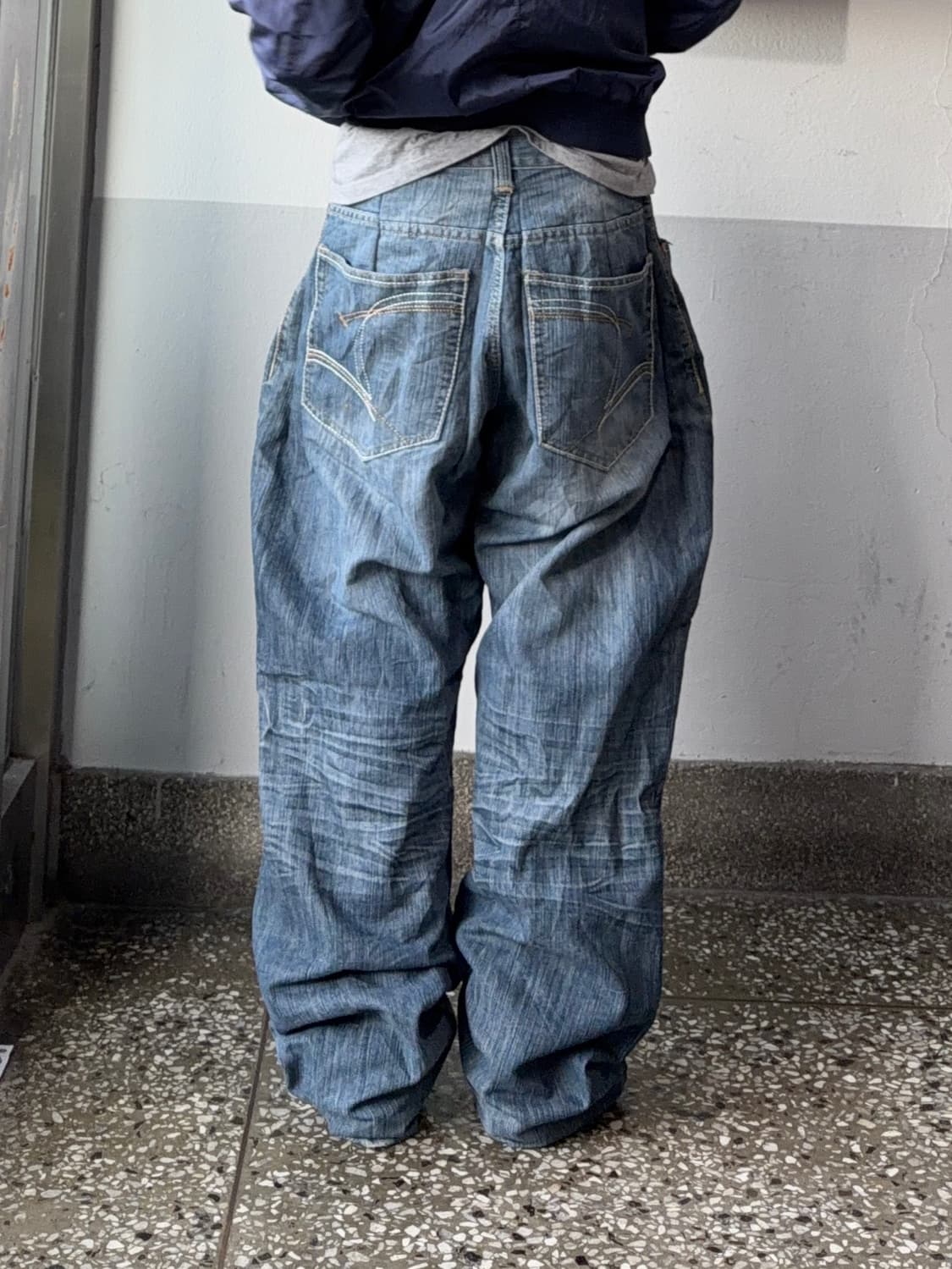 빈티지 자수 힙합팬츠 상품이미지1