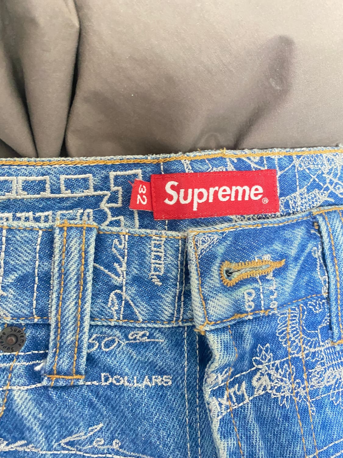 20ss 슈프림 엠브로이드 진 (Embroidered jean) 상품이미지2