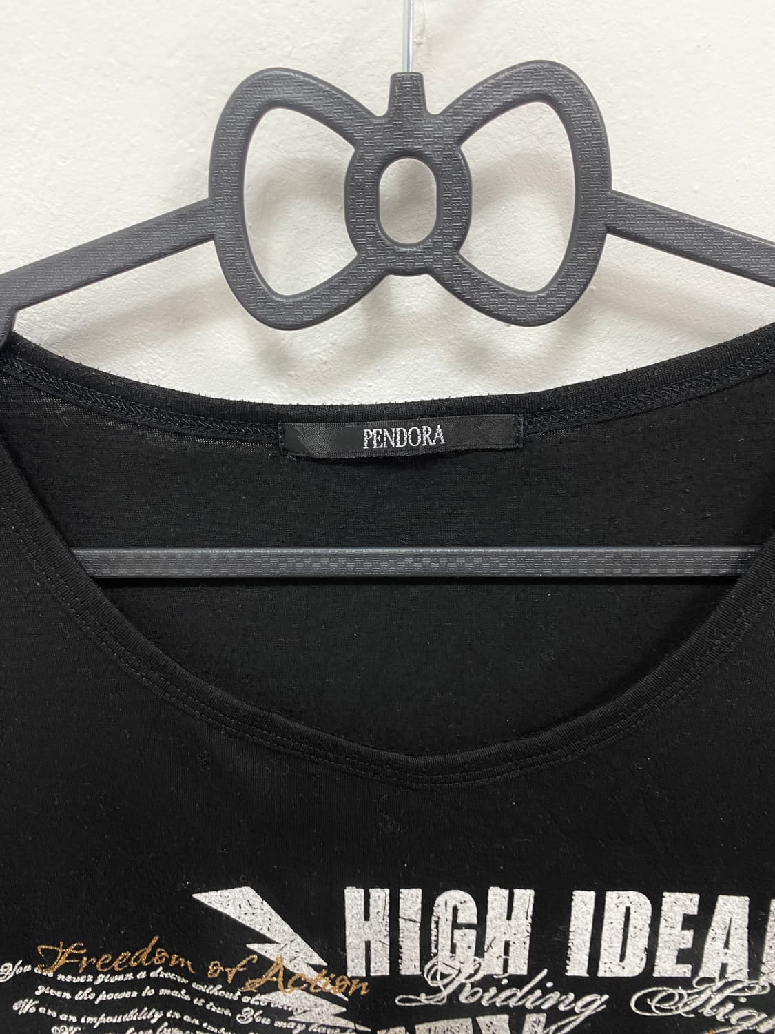 [PENDORA] 펜도라 펑크 레터링 글리터 롱슬리브 상품이미지8