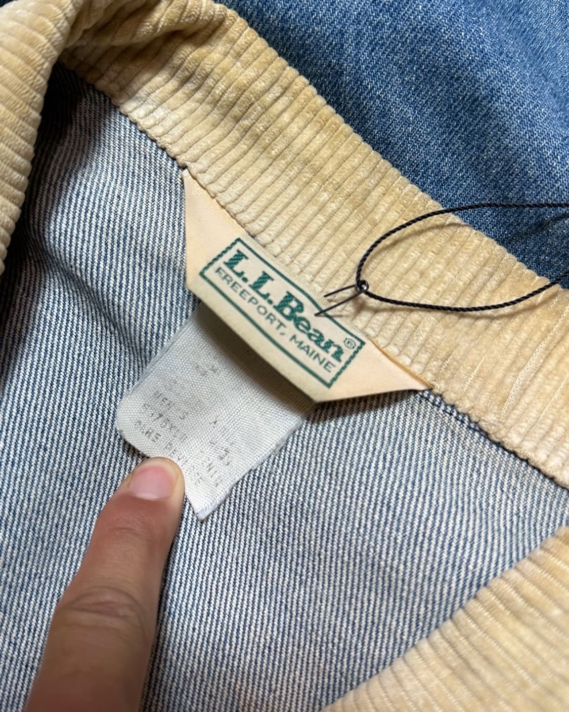 엘엘빈 데님 초어 워크 자켓 상품이미지7
